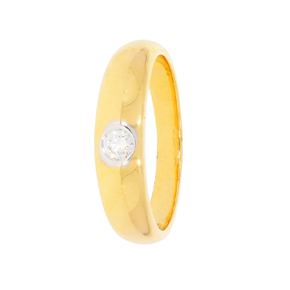 Charm Solitaire Diamond Band with Free Gold Coin