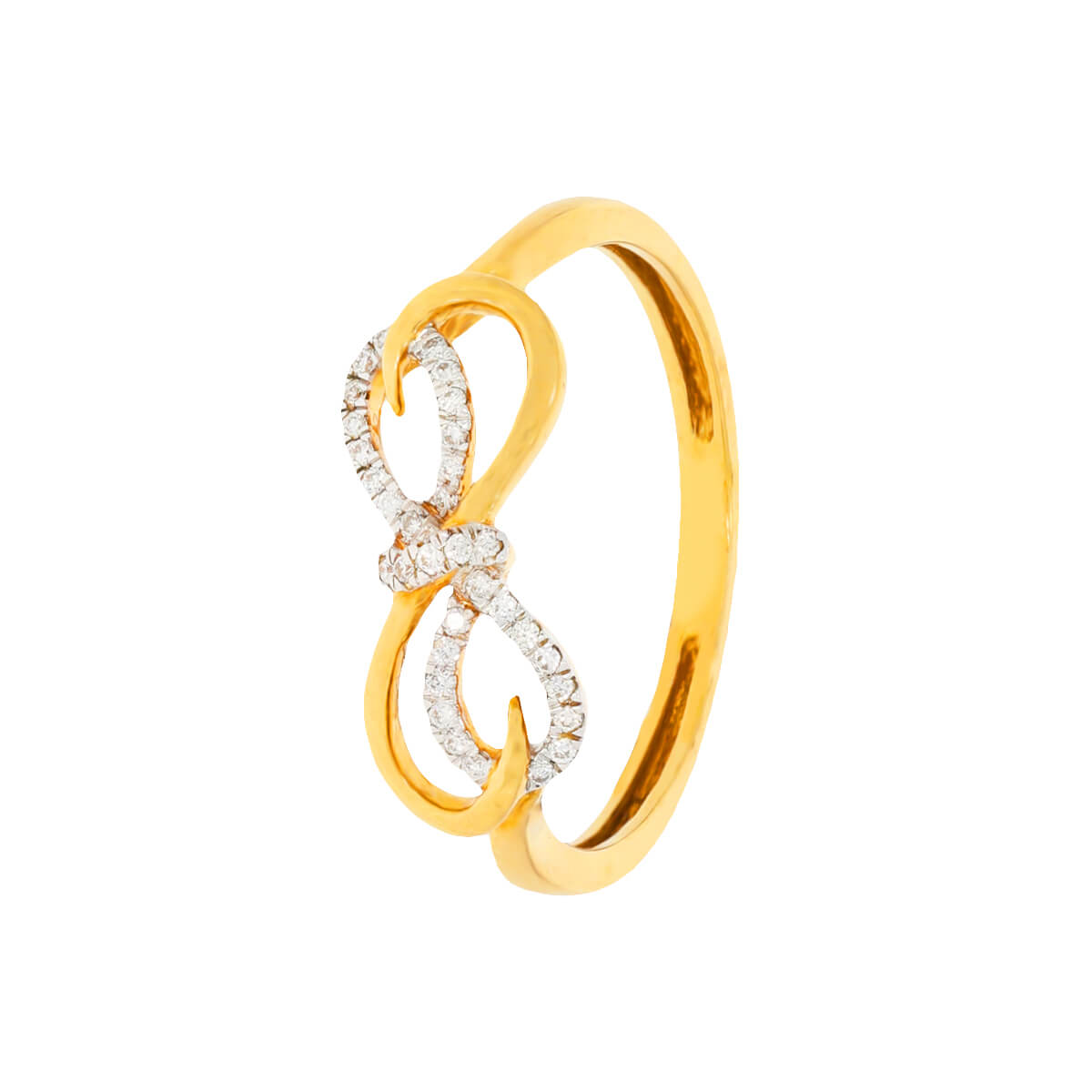 Butterfly Diamond Ring with Free Gold Coin