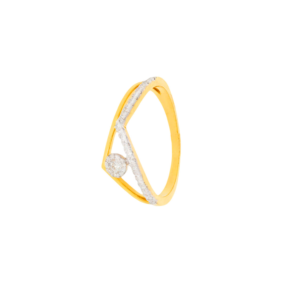 Aaravi Diamond Ring with Free Gold Coin