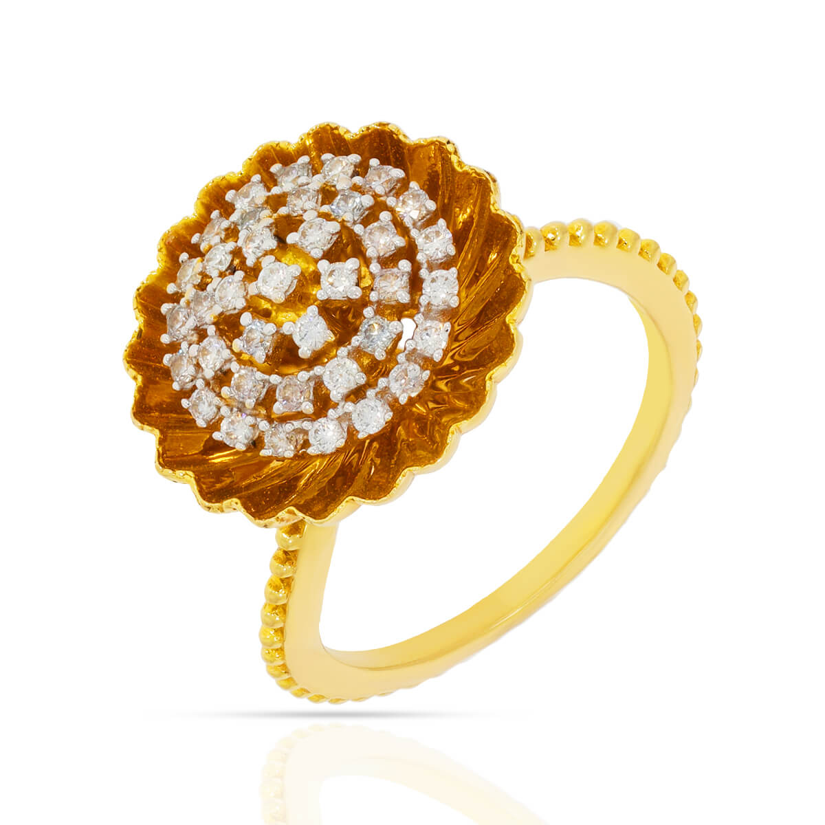 Diamond Ring with Free Gold Coin