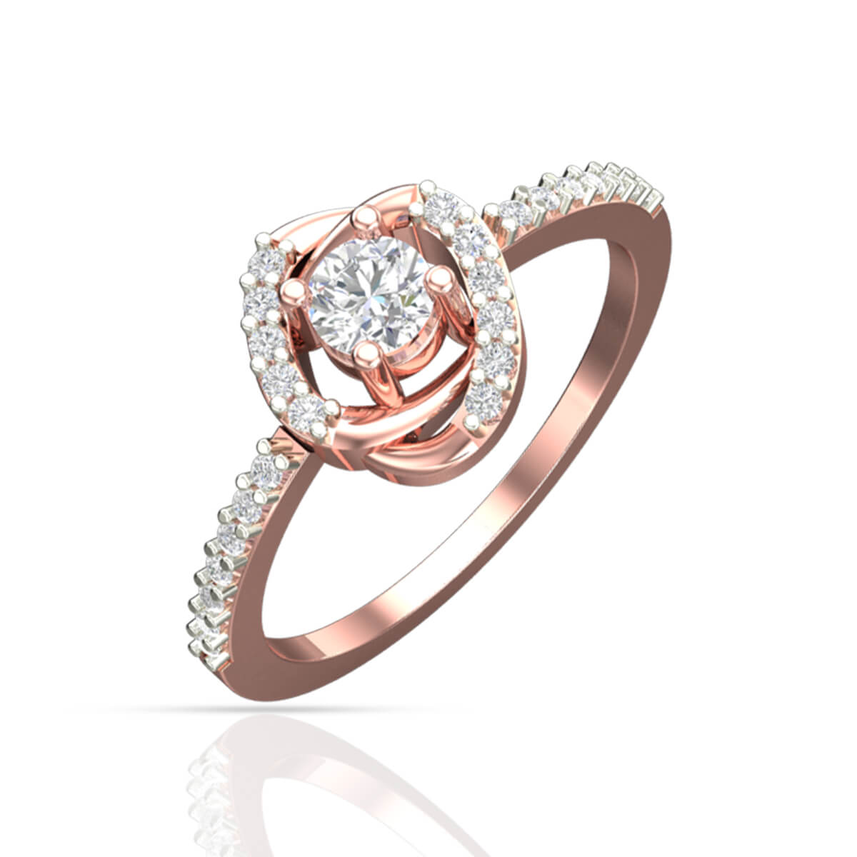 Tiya Diamond Ring with Free Gold Coin