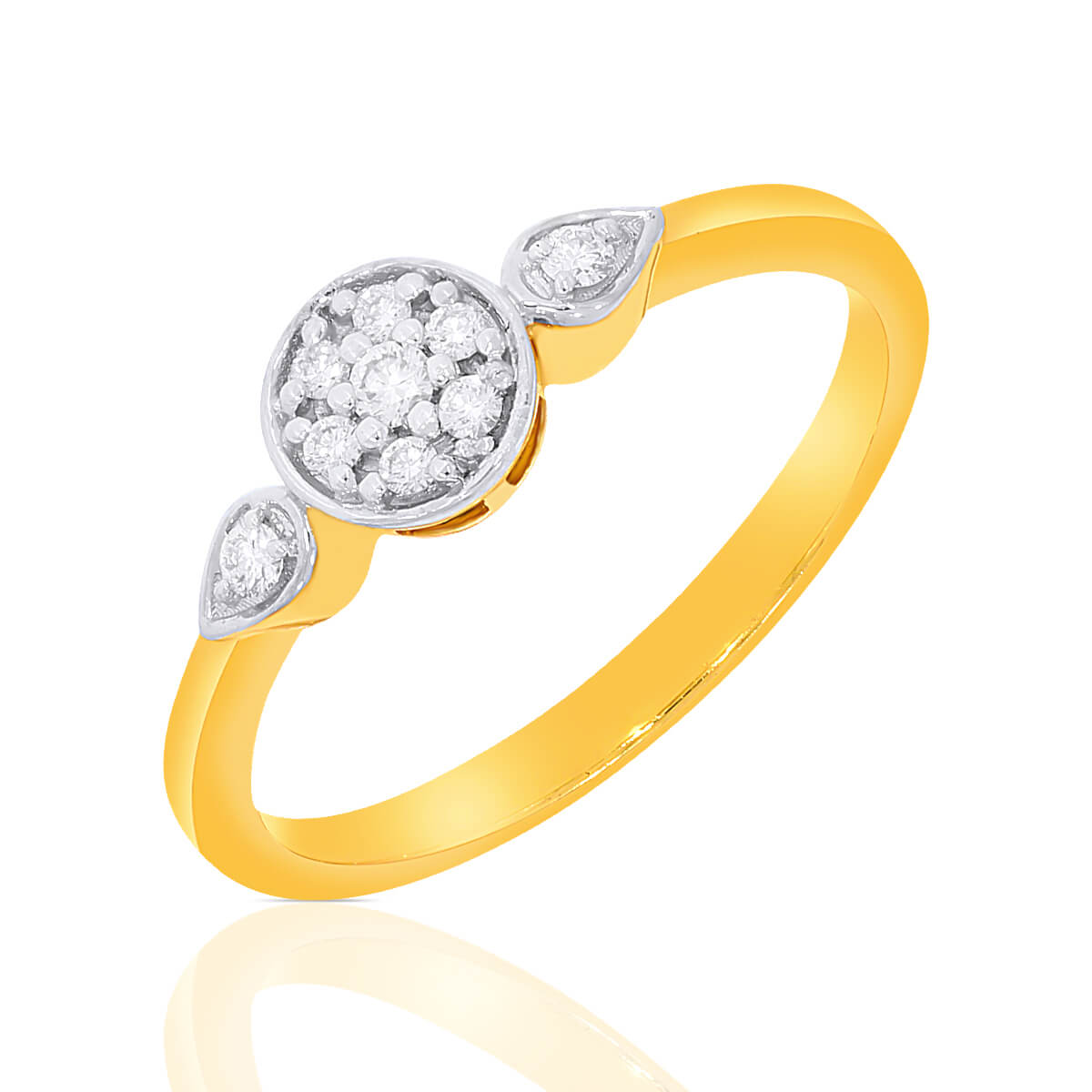 Enchanting Brilliance Diamond Womens Ring with Free Gold Coin