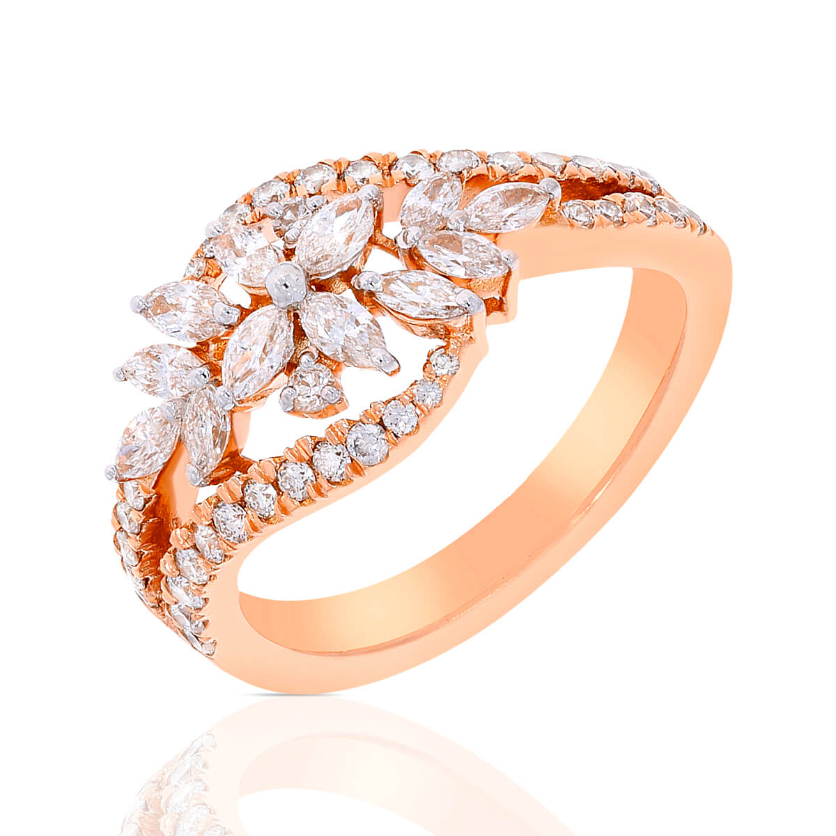 Radiant Commitment Sparkling Engagement Diamond Ring with Free Gold Coin