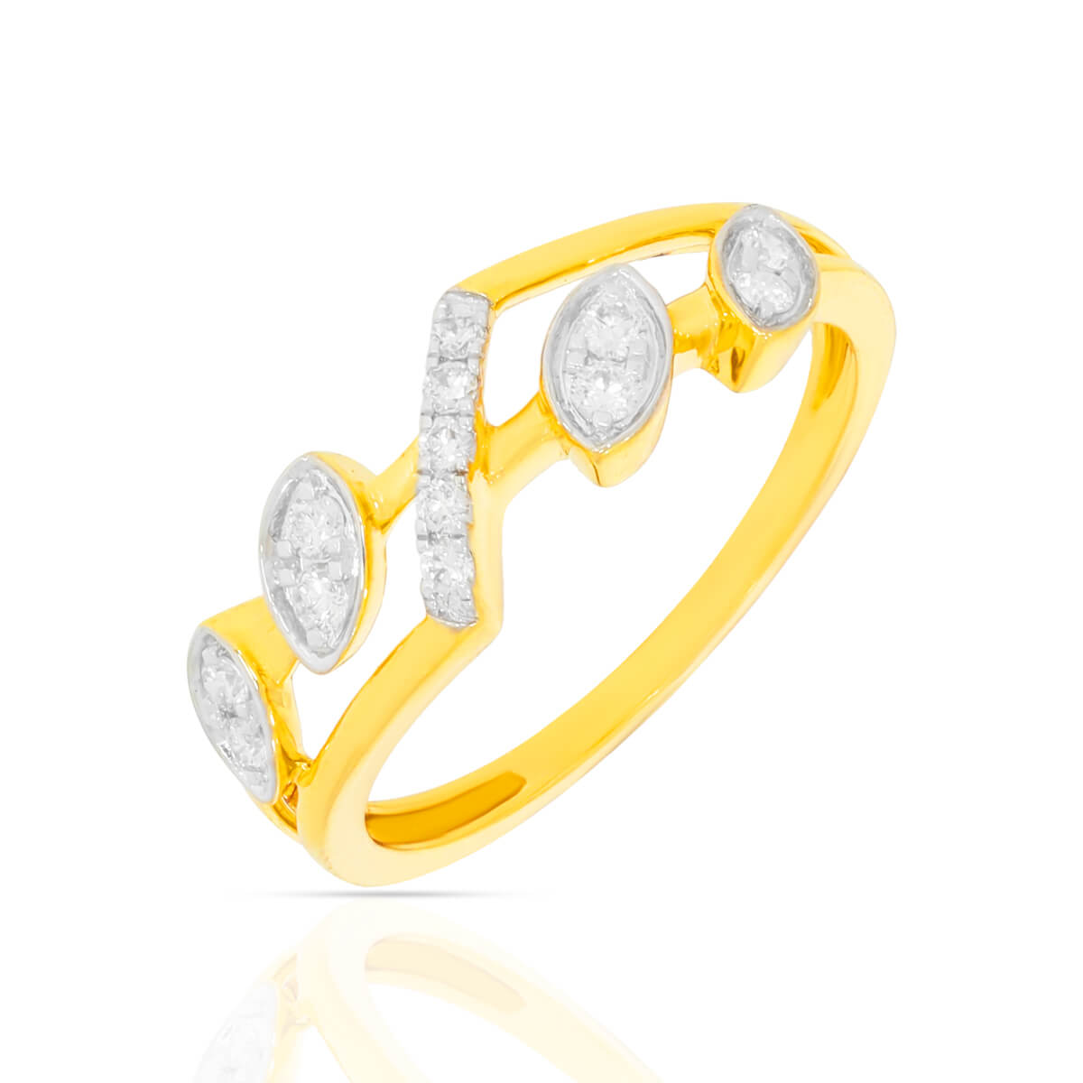 Simple Sparkle Diamond Ring with Free Gold Coin