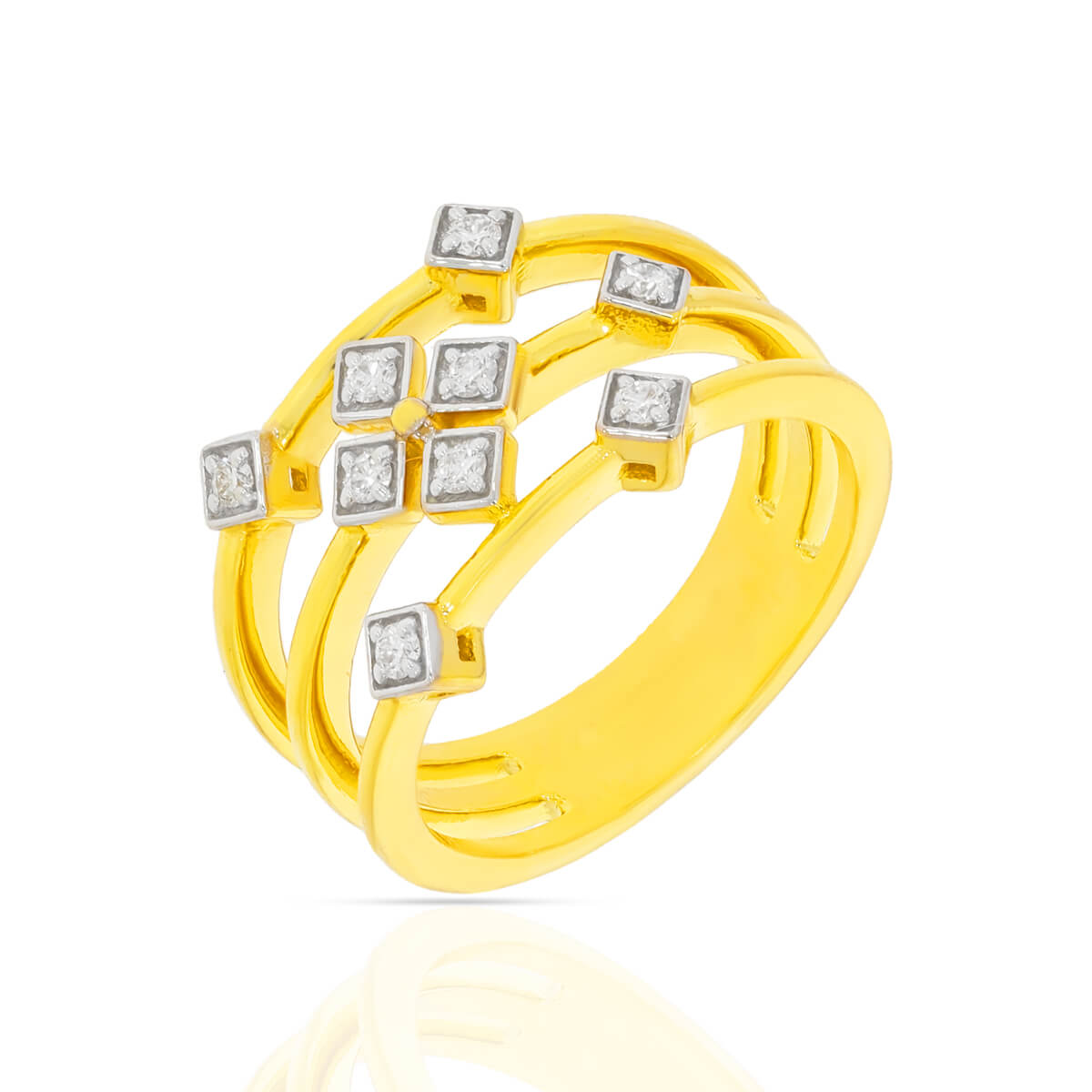 Glamorous Radiance Diamond Ring with Free Gold Coin