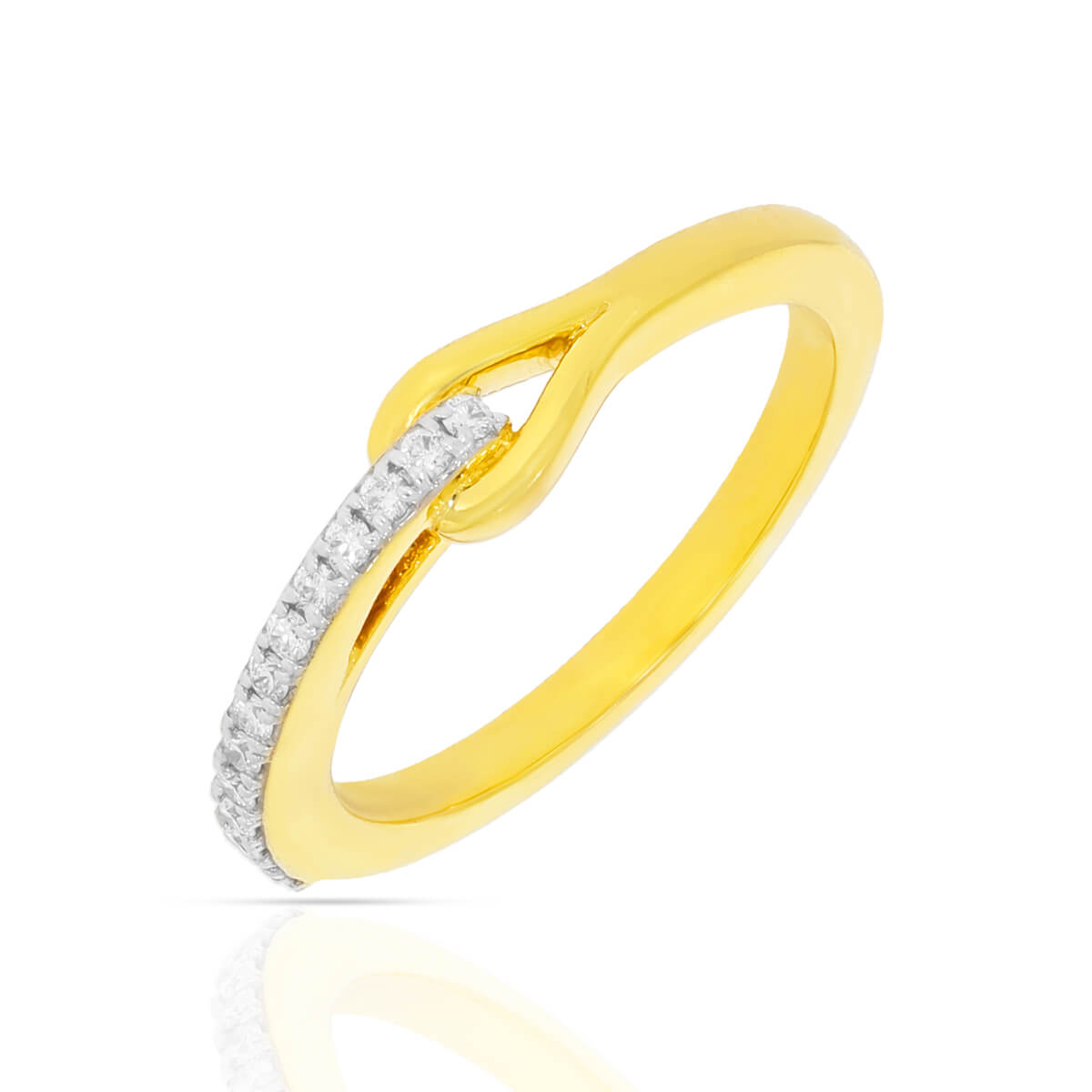 Classic Elegance Yellow Gold Ring with Free Gold Coin