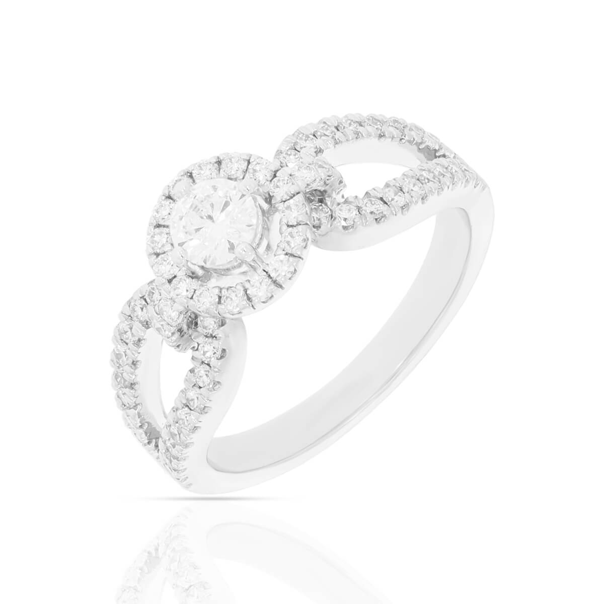 Enchanted White Gold Engagement Ring