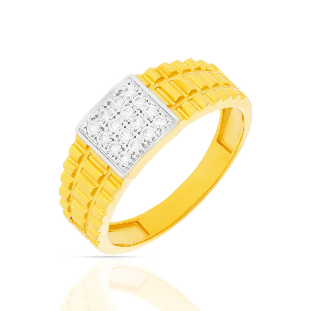 Timeless Men's Diamond Ring with Free Gold Coin