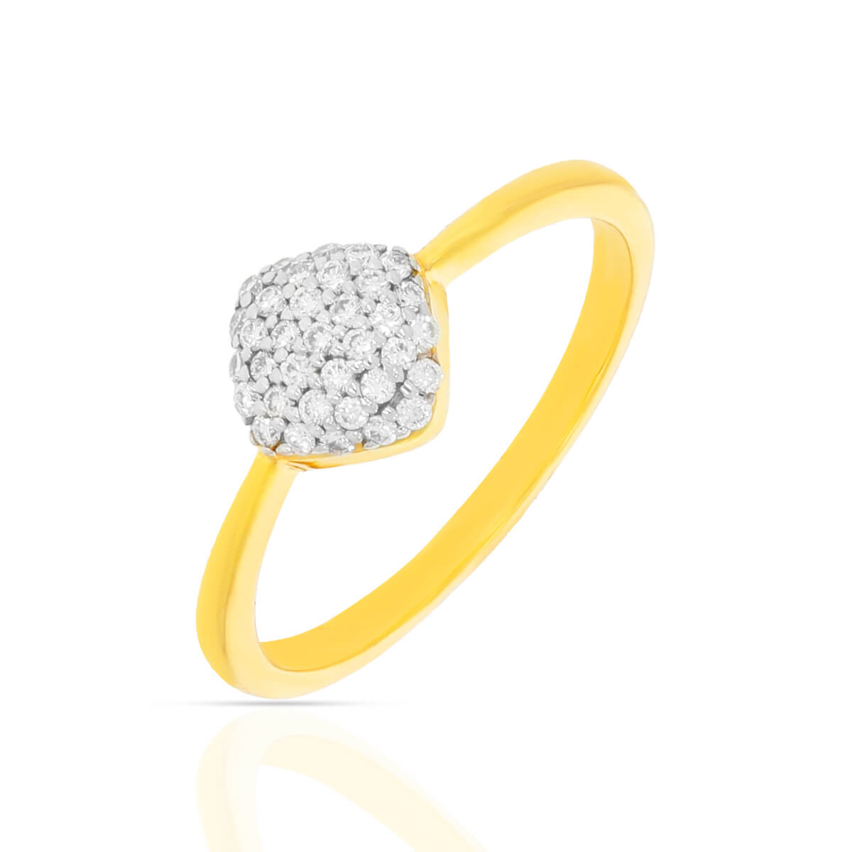 Golden Charm Daily Diamond Ring