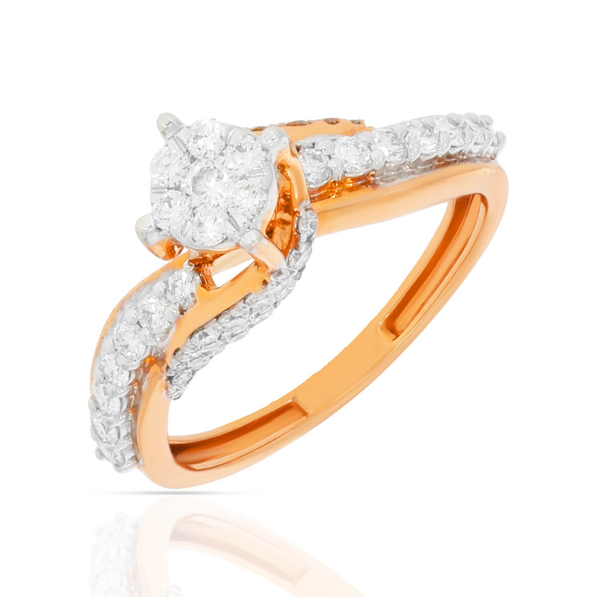 Promise of Forever Diamond Rose Gold Ring with Free Gold Coin