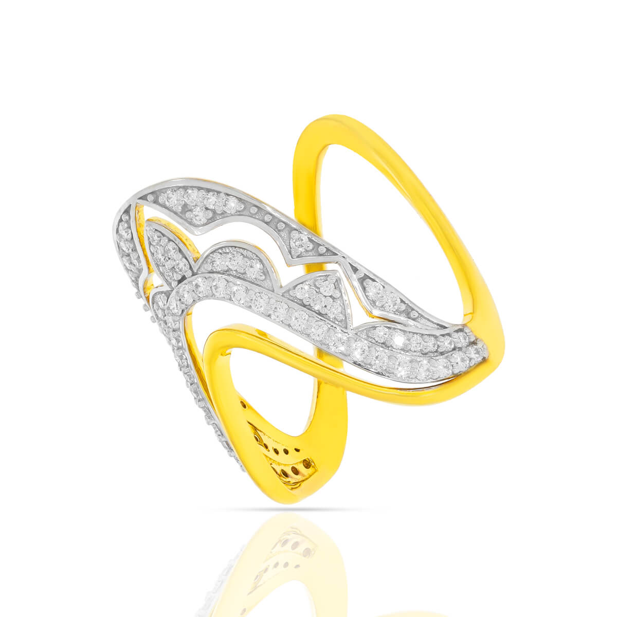 Elegant Vanki Diamond Ring with Free Gold Coin