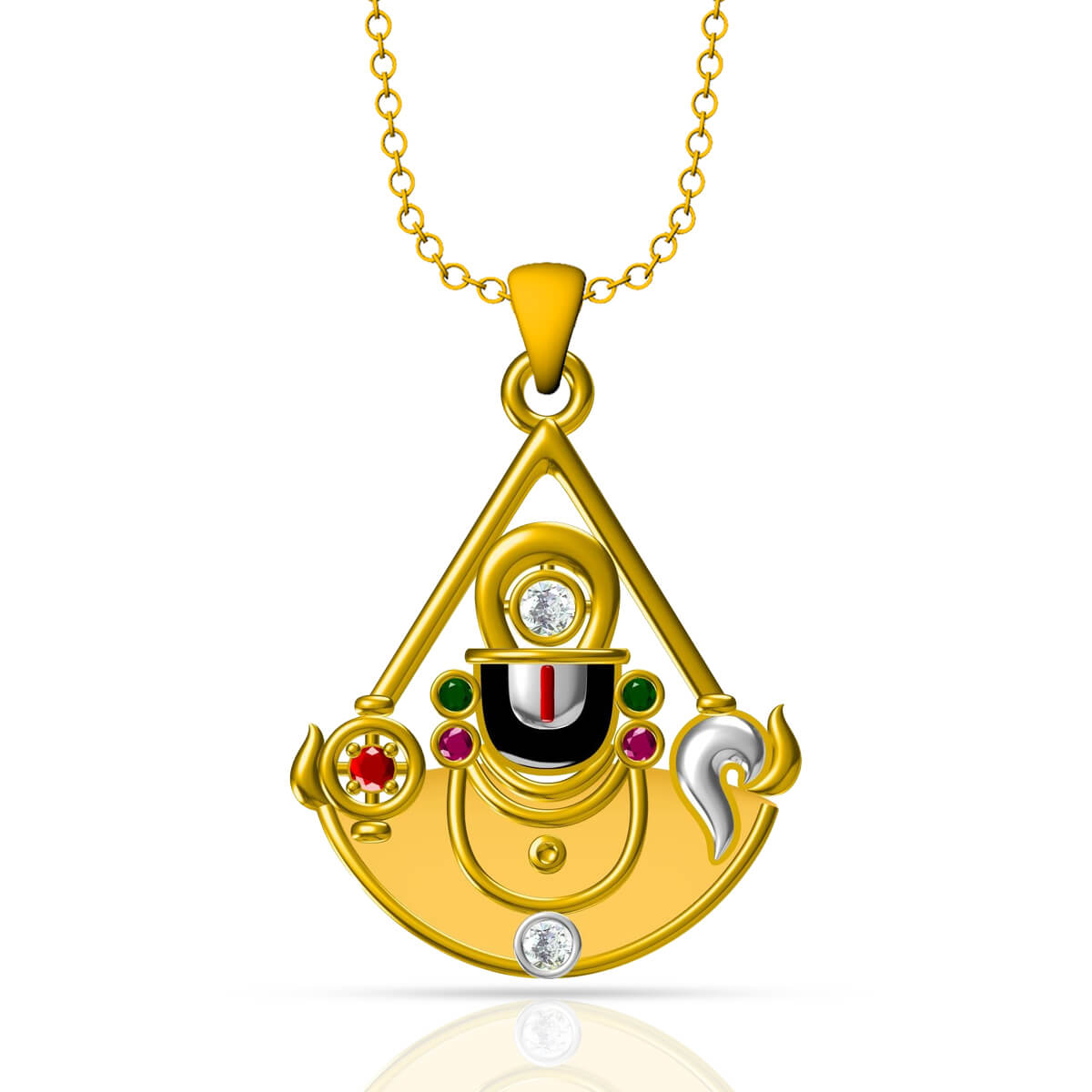 The Balaji Diamond Pendant Divine Majesty