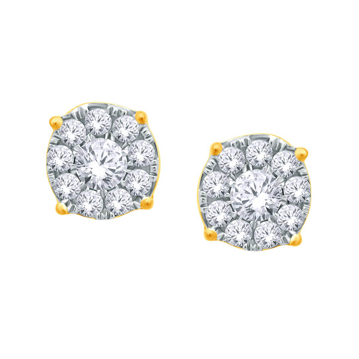 Nancy Diamond Earring with Free Gold Coin