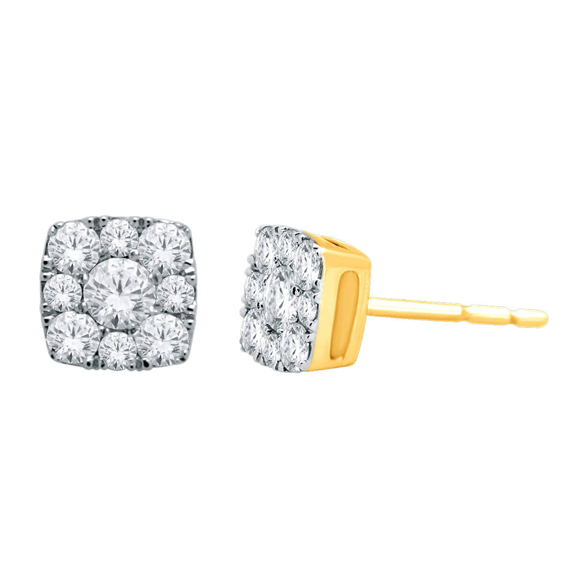 Jessica Diamond Earring with Free Gold Coin