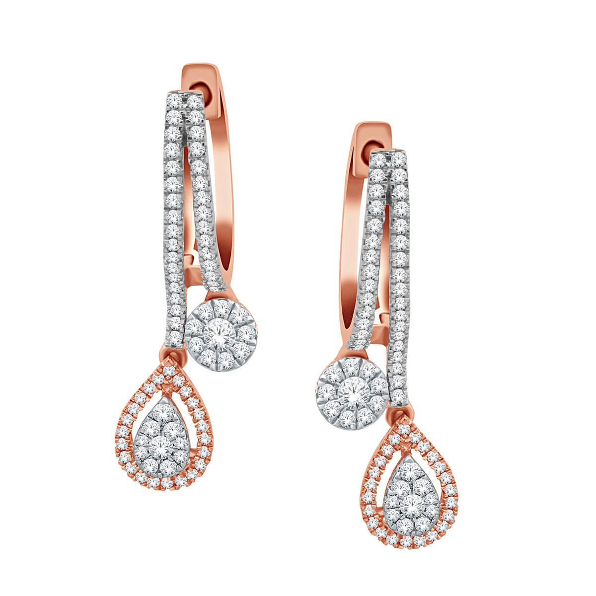 Aashi Elegance Diamond Earring with Free Gold Coin