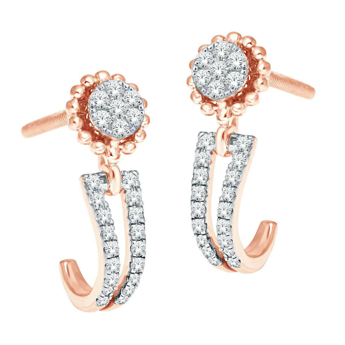 Risha Diamond Earring with Free Gold Coin