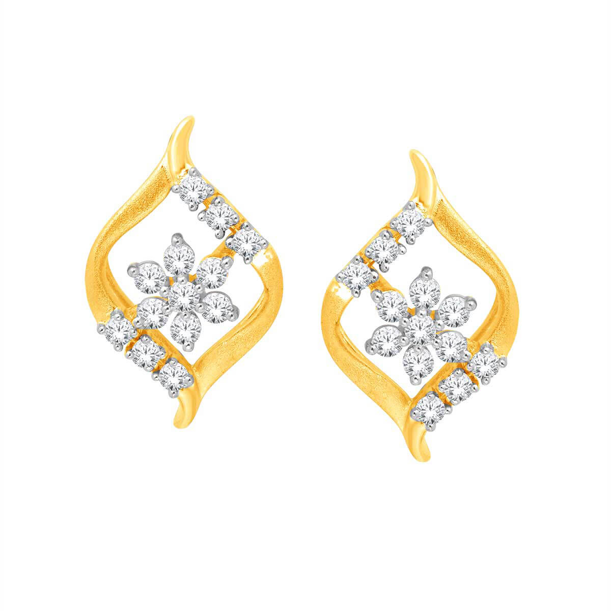 Drishani Diamond Earring with Free Gold Coin