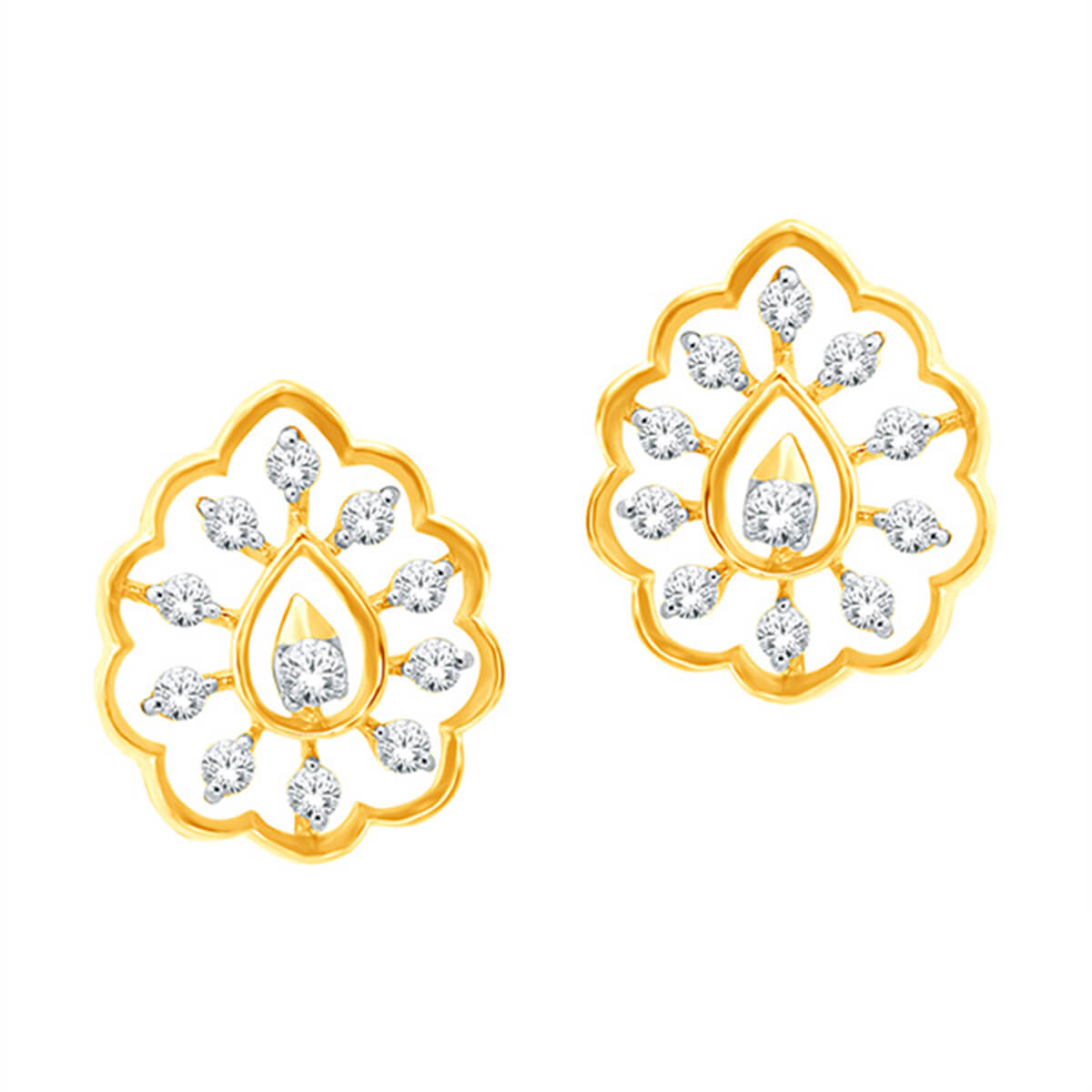 Harini Diamond Earring with Free Gold Coin