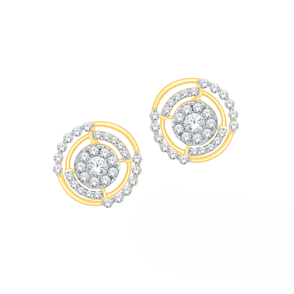 Harlem Miracle Plate Diamond Earring with Free Gold Coin