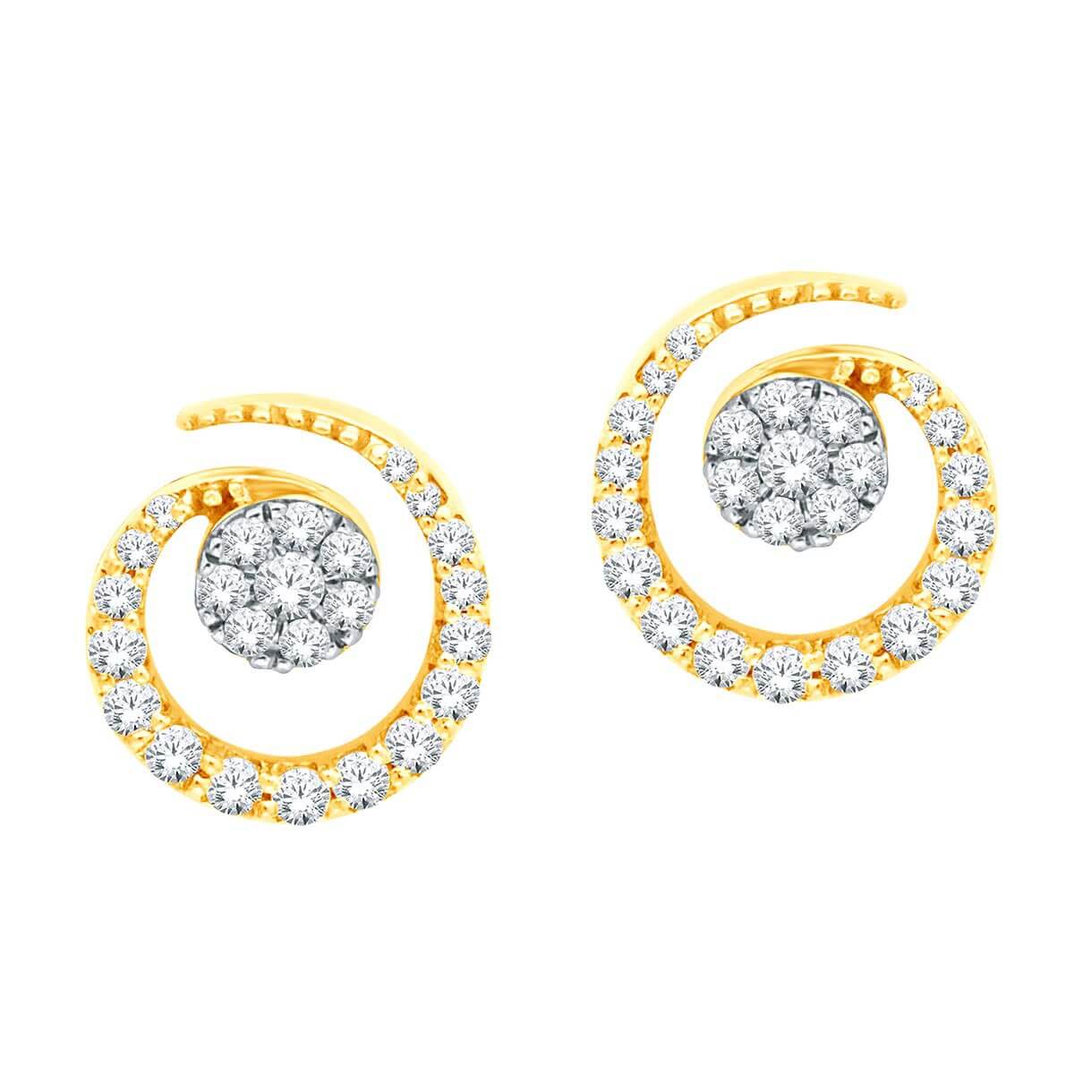 Yashika Elegance Diamond Earring with Free Gold Coin