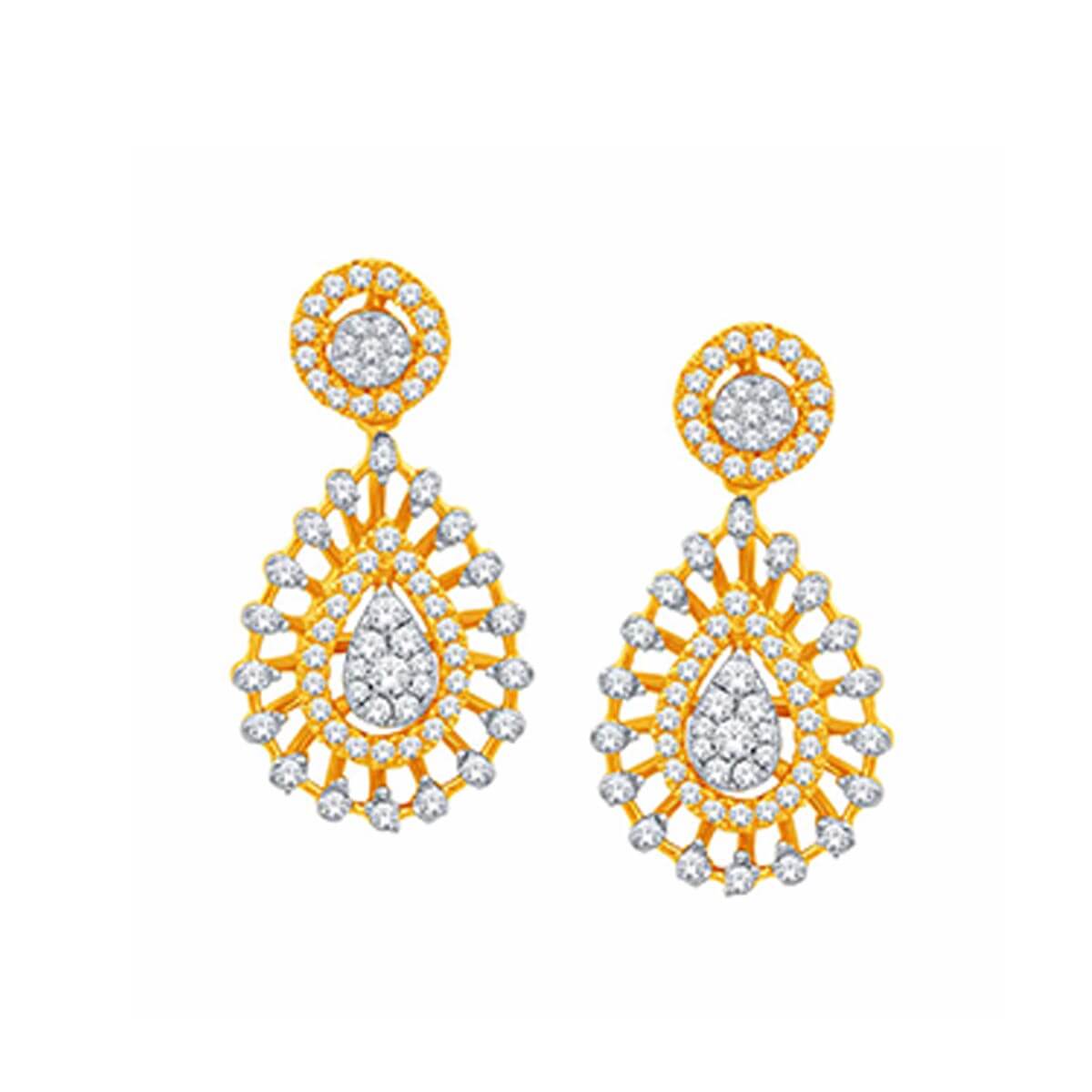 Cherika Diamond Earring with Free Gold Coin