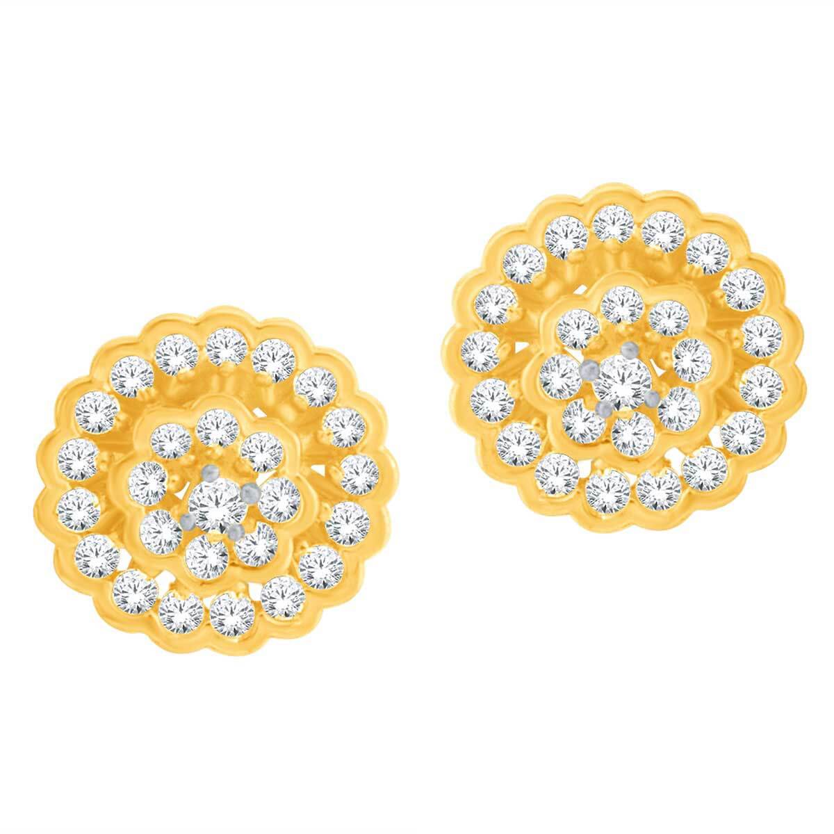 Vishana Diamond Earring with Free Gold Coin