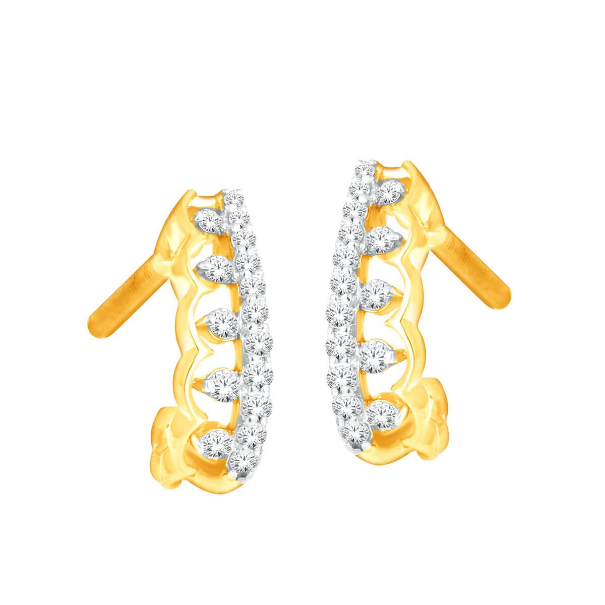 Naisa Diamond Earring with Free Gold Coin