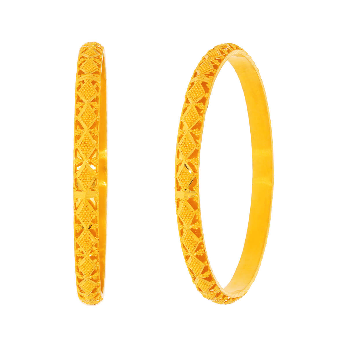 Jasmit Gold Bangle with Free Gold Coin