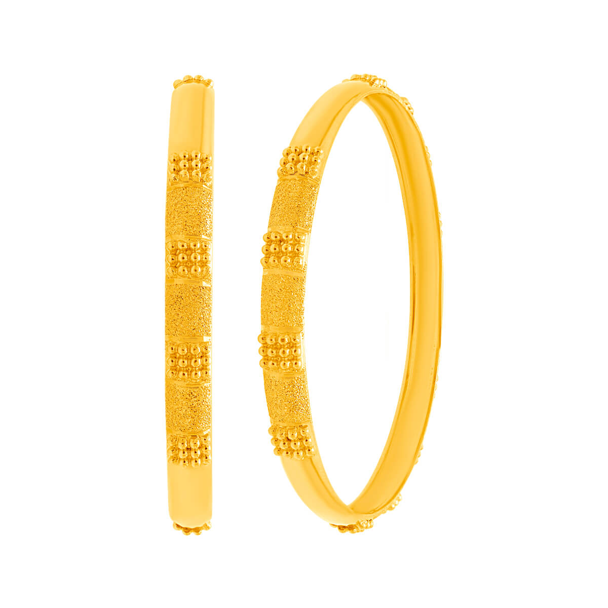 Mohana Gold Bangle with Free Gold Coin