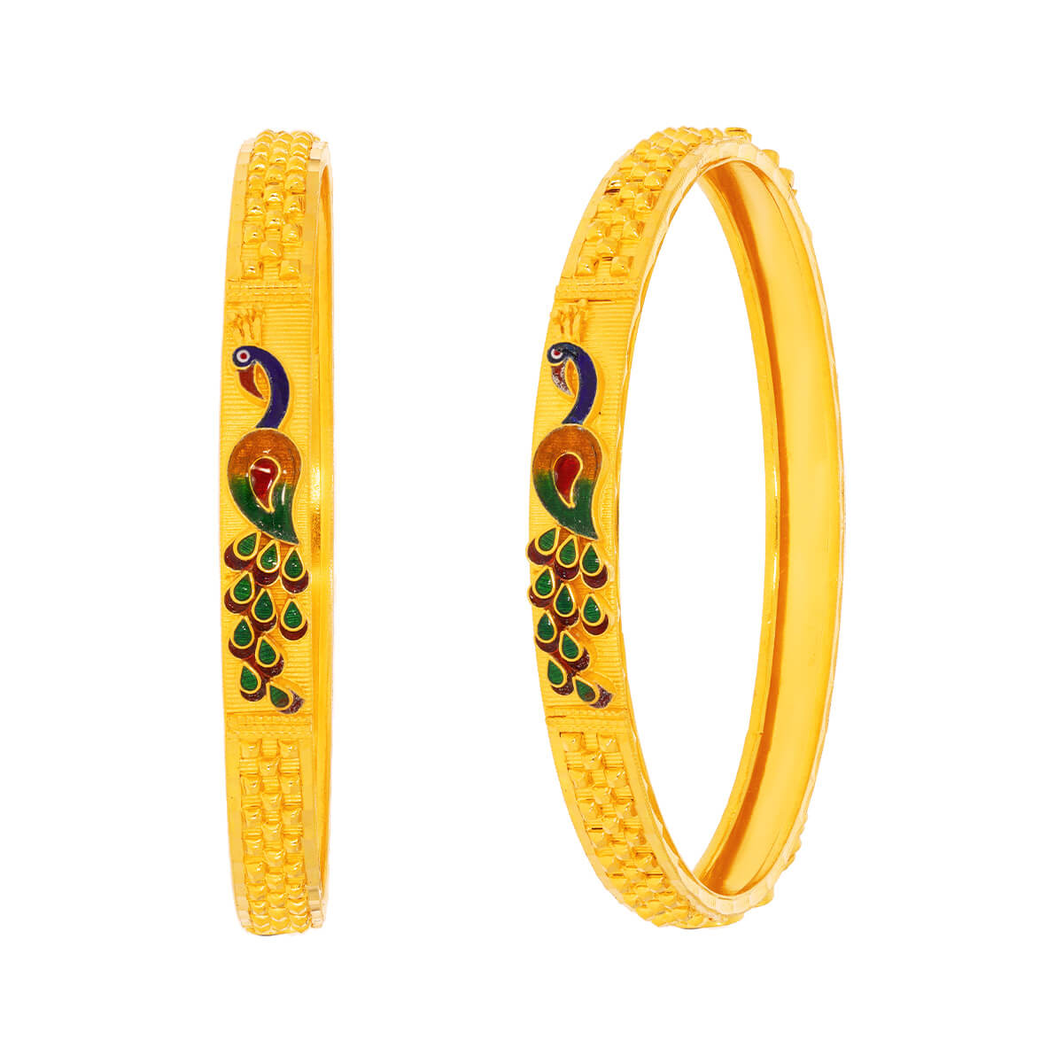 Mornika Gold Bangle with Free Gold Coin