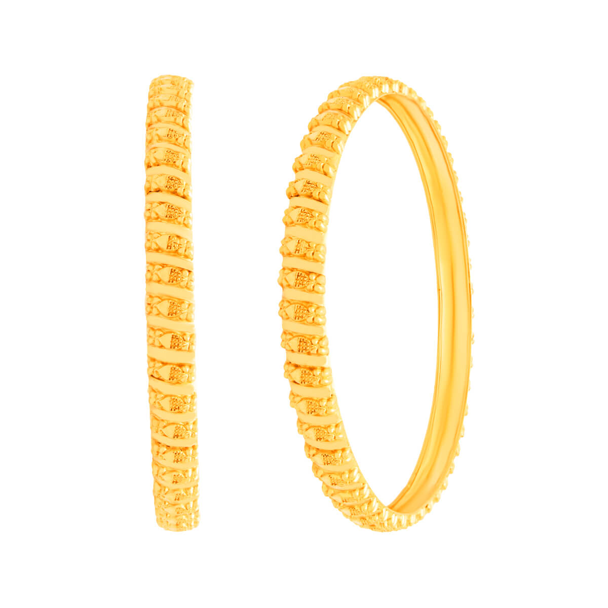 Sparkling Gold Bangle with Free Gold Coin