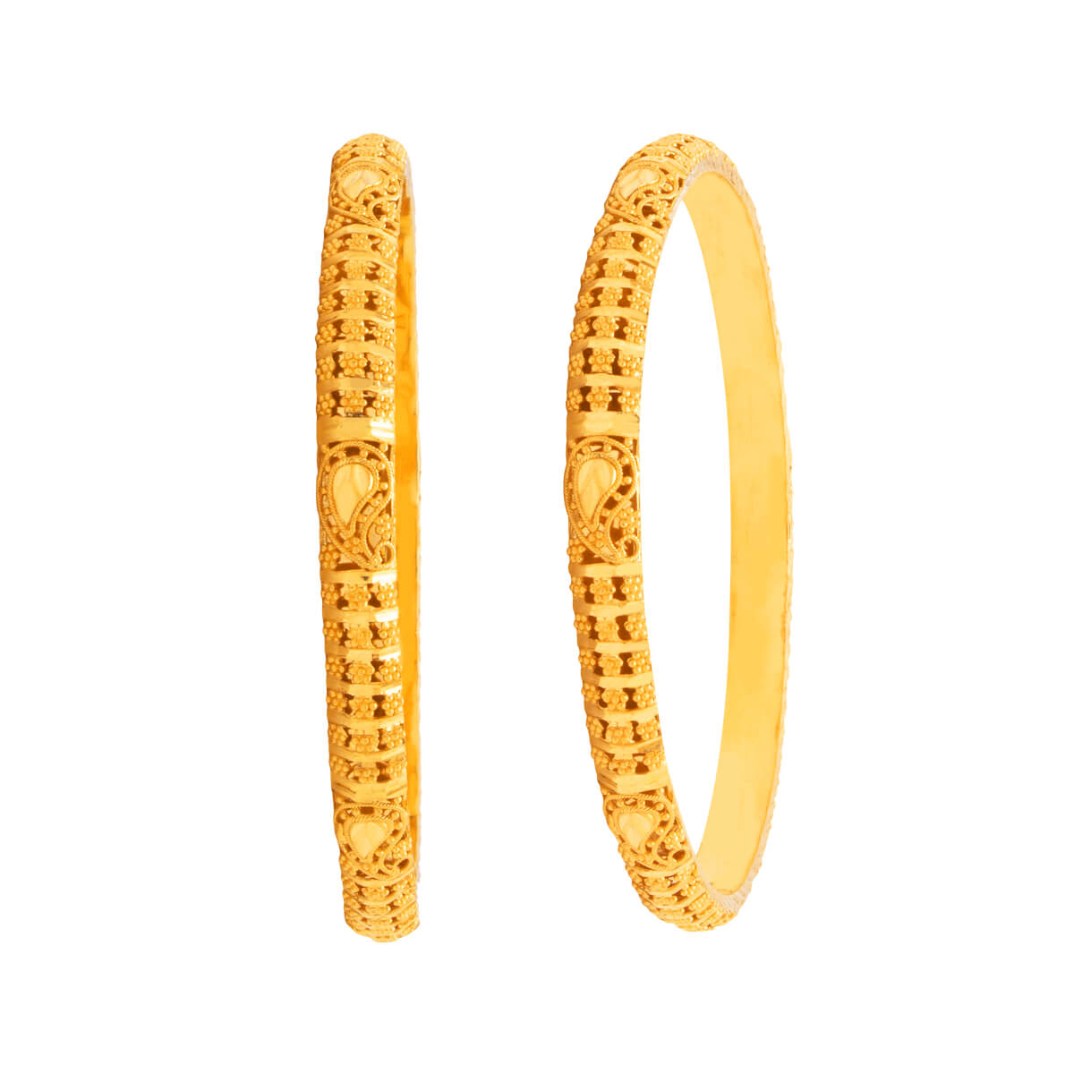 Advika Gold Bangle with Free Gold Coin