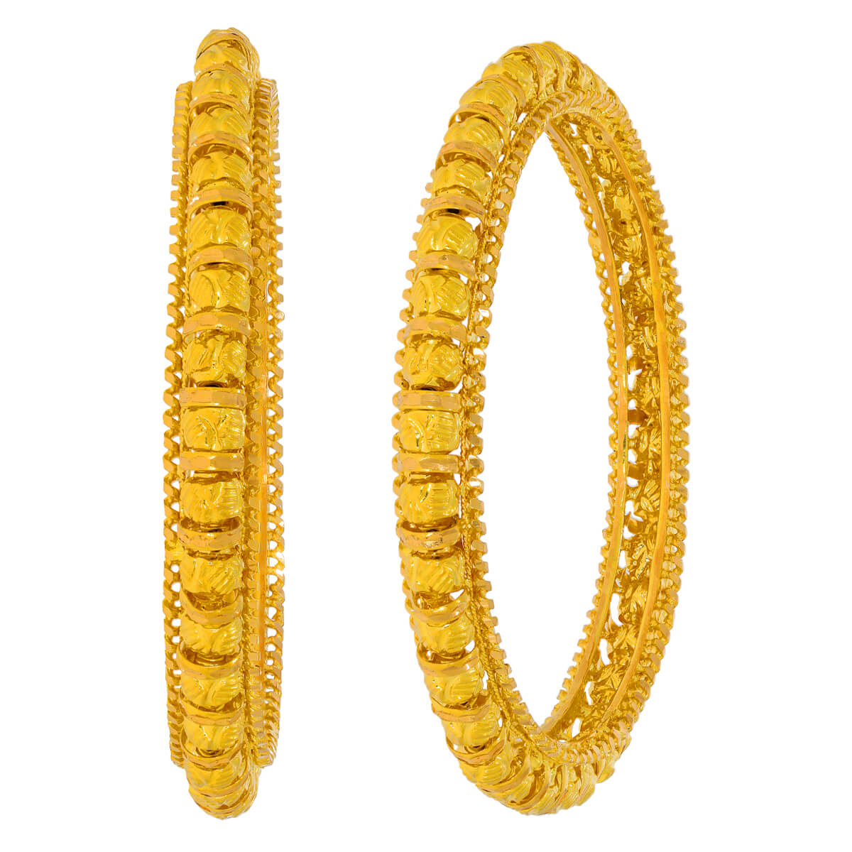 Aashana Gold Bangle with Free Gold Coin