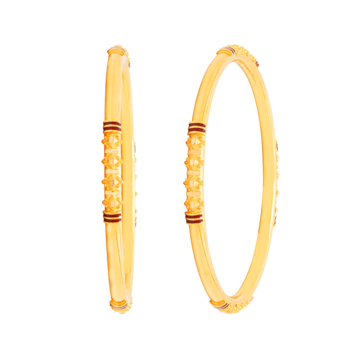 Uvisha Gold Bangle with Free Gold Coin