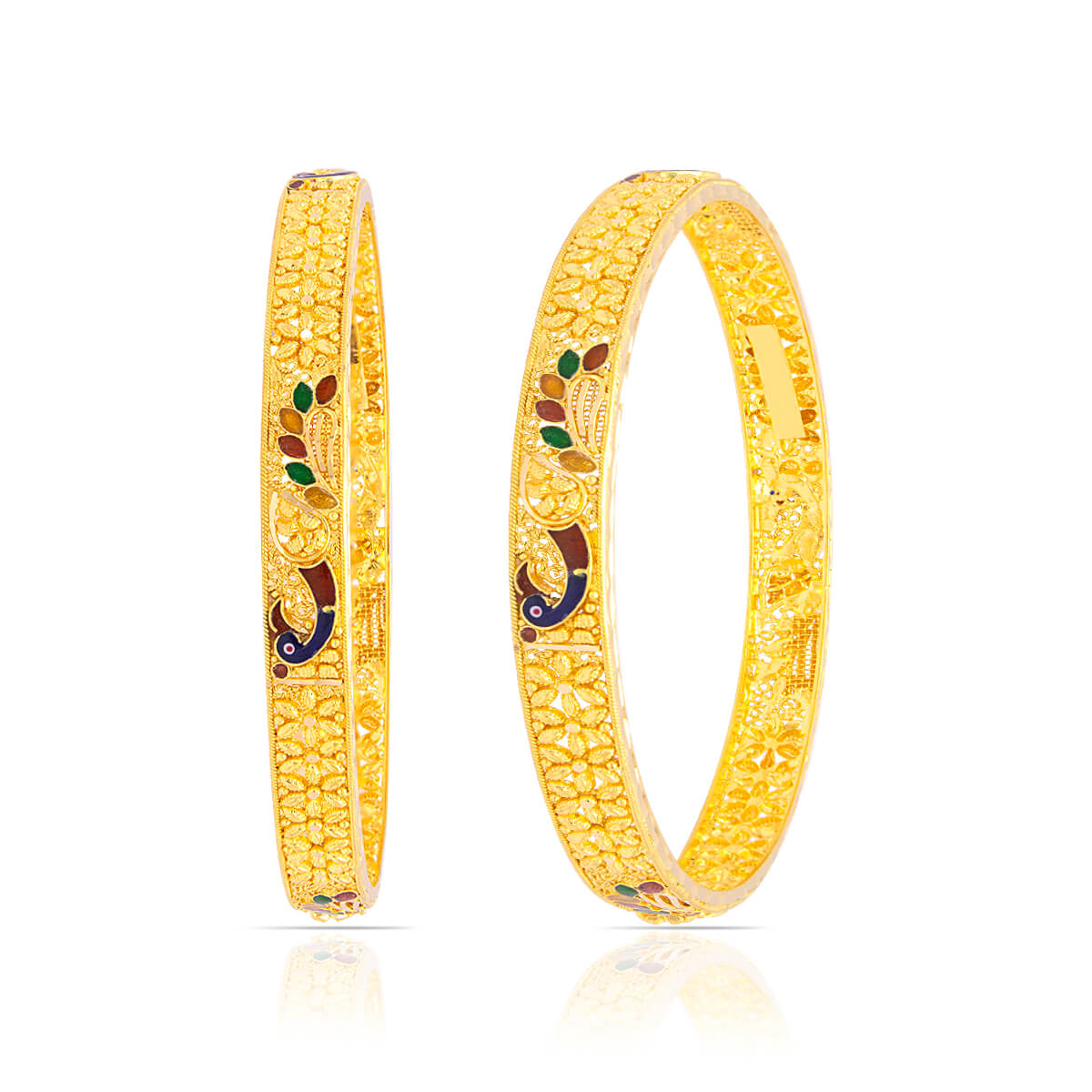 Gold Bangle with Free Gold Coin