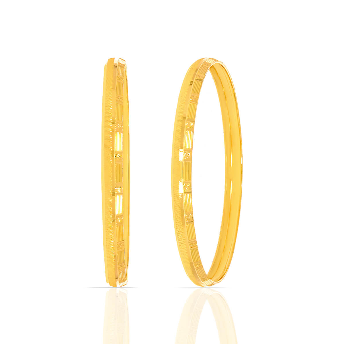 Heritage Charms Gold Traditional Bangles Collection with Free Gold Coin