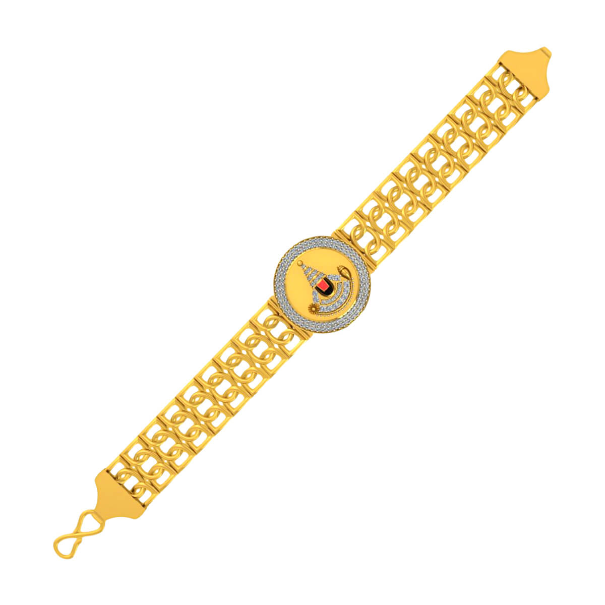 Gold Bracelet with Free Gold Coin