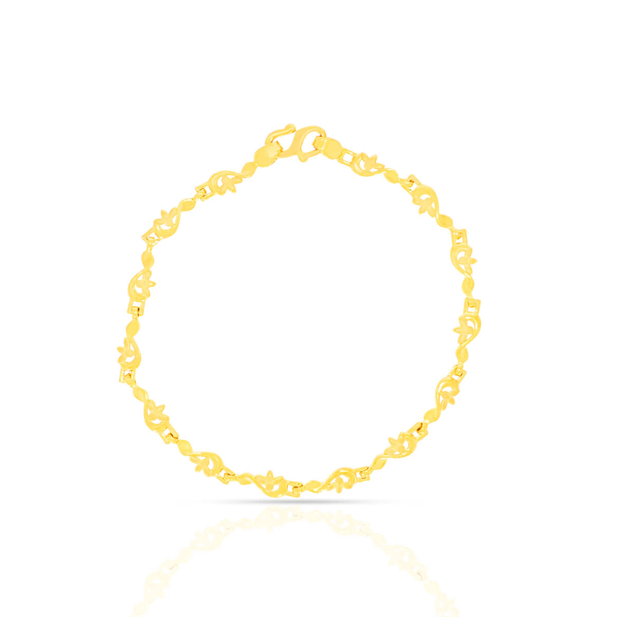 Petal Perfection Gold Bracelet with Free Gold Coin