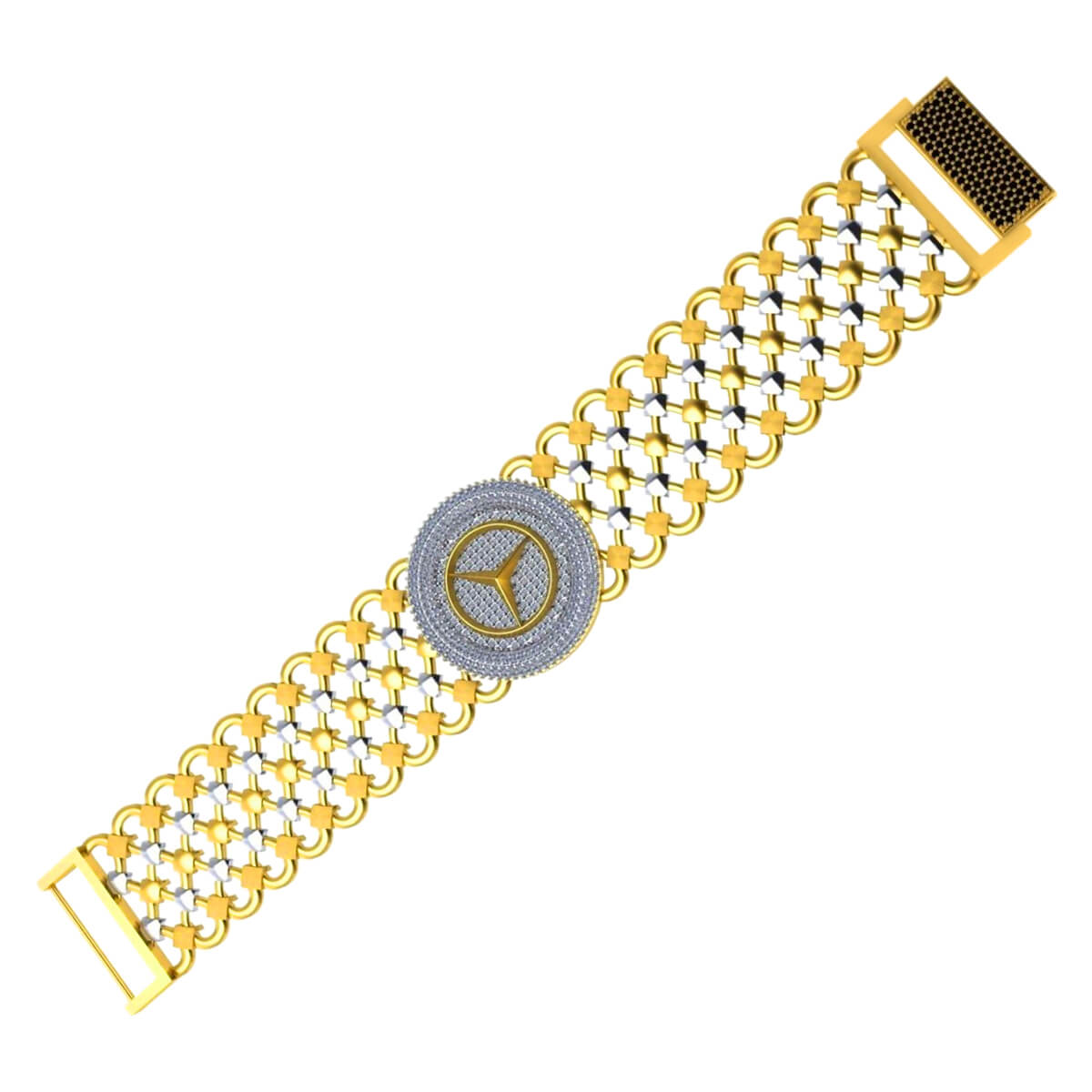 Gold Bracelet with Free Gold Coin