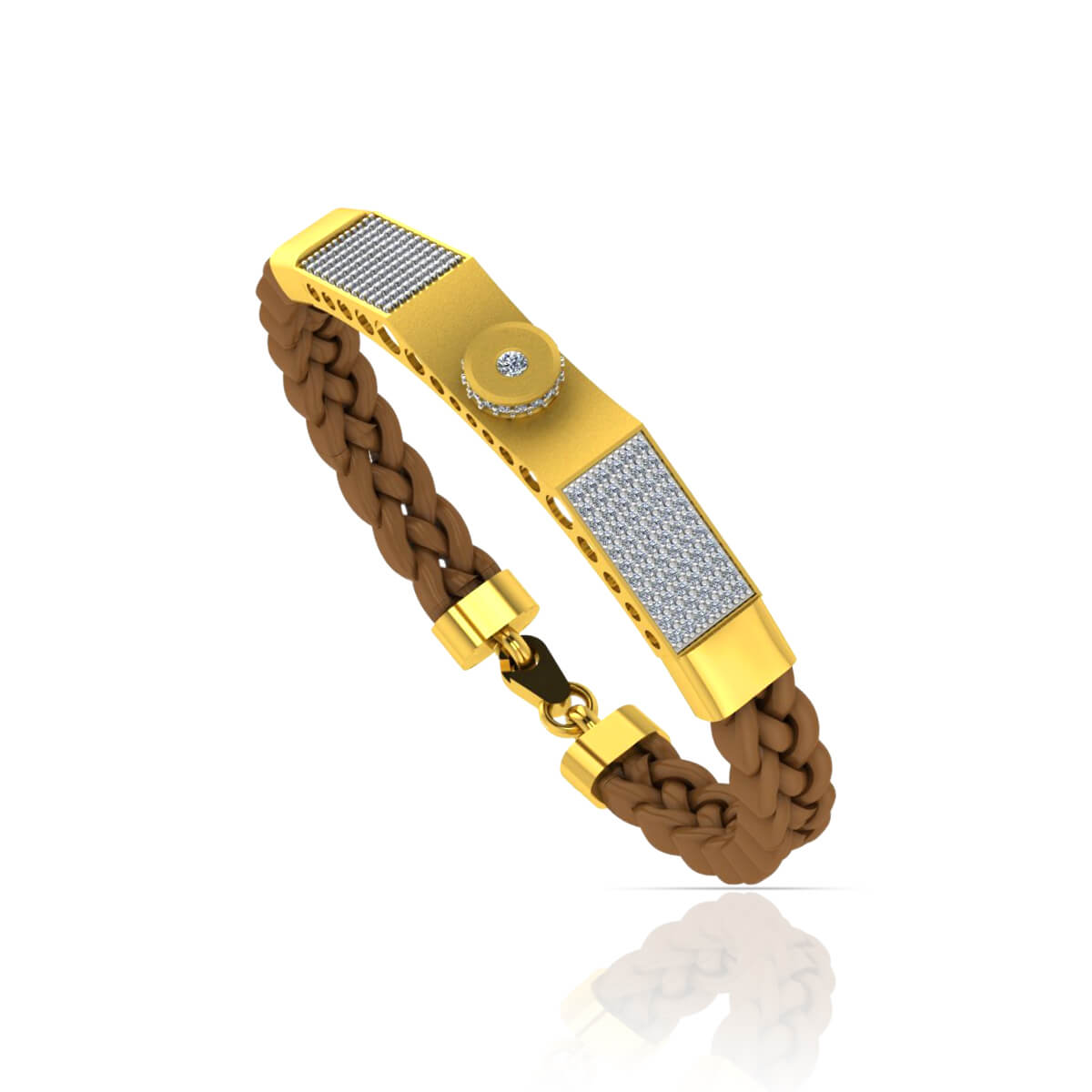 Gold Bracelet with Free Gold Coin