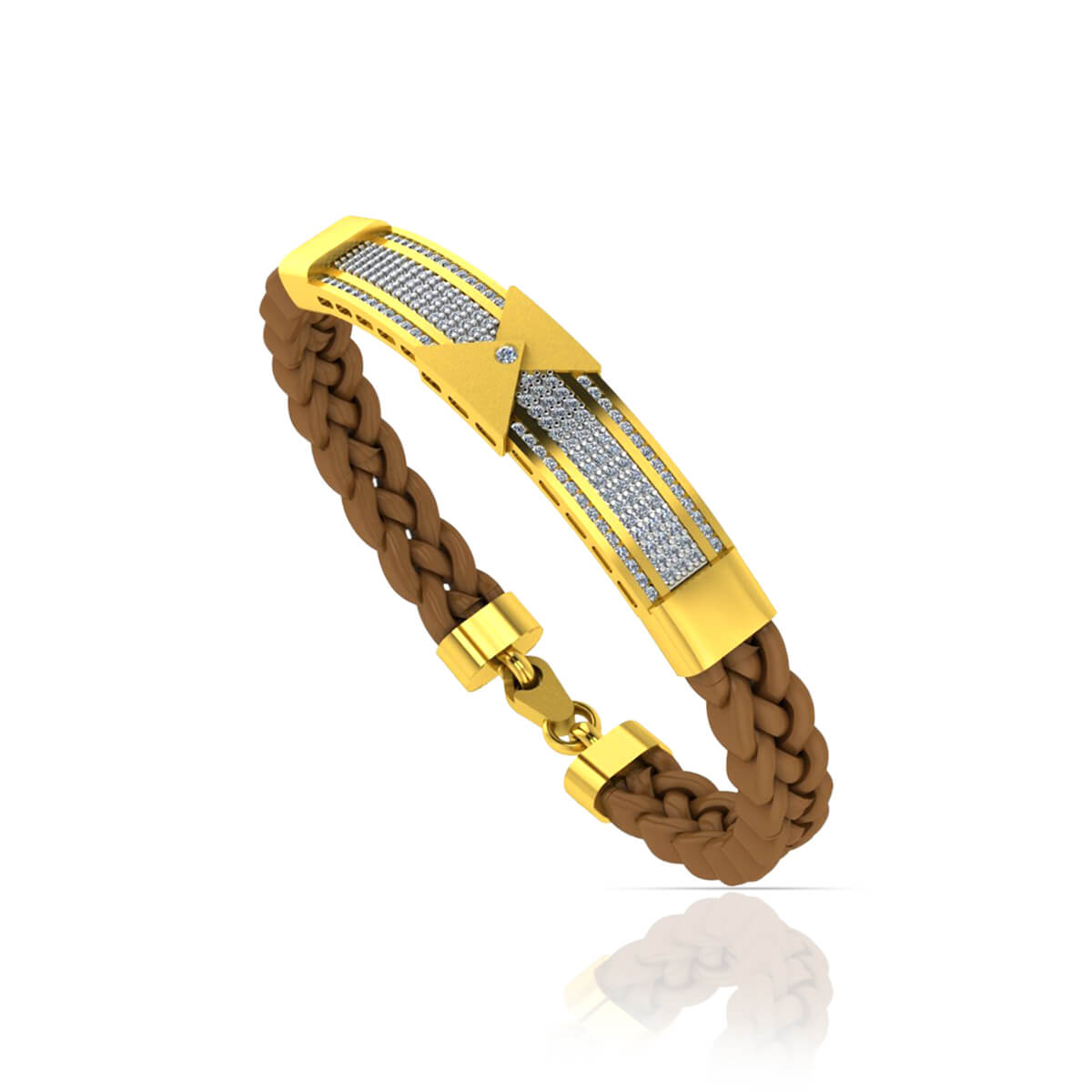 Gold Bracelet with Free Gold Coin