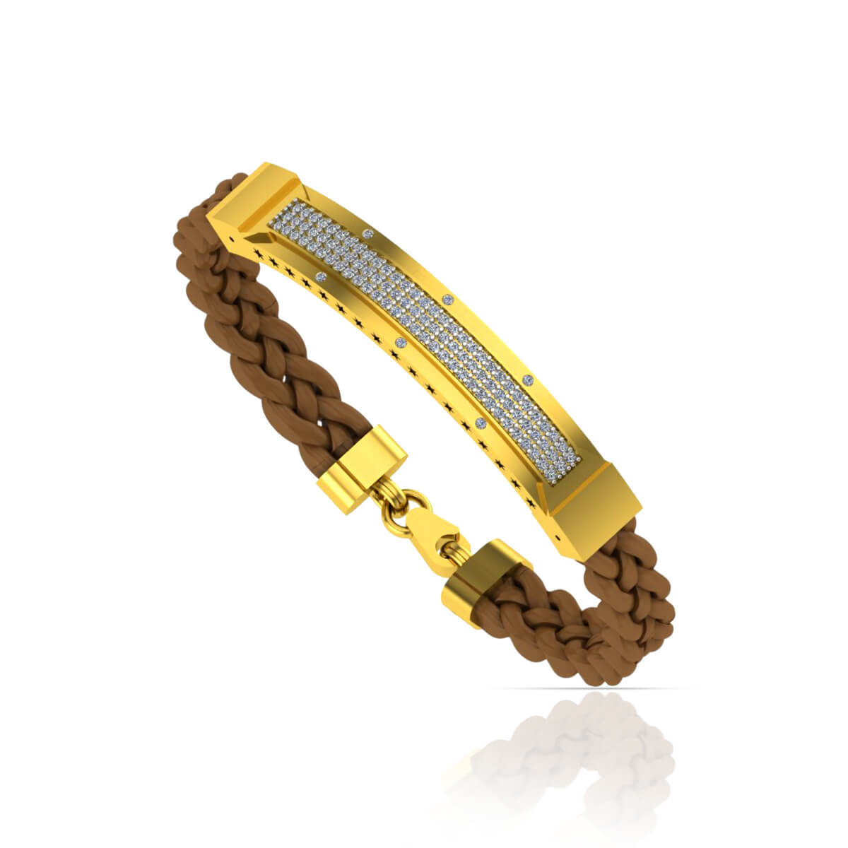 Gold Bracelet with Free Gold Coin