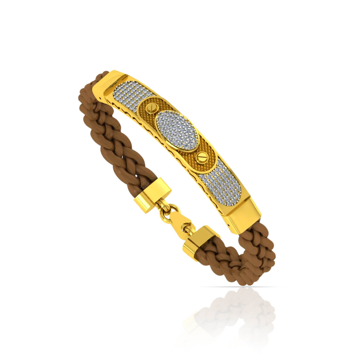 Gold Bracelet with Free Gold Coin