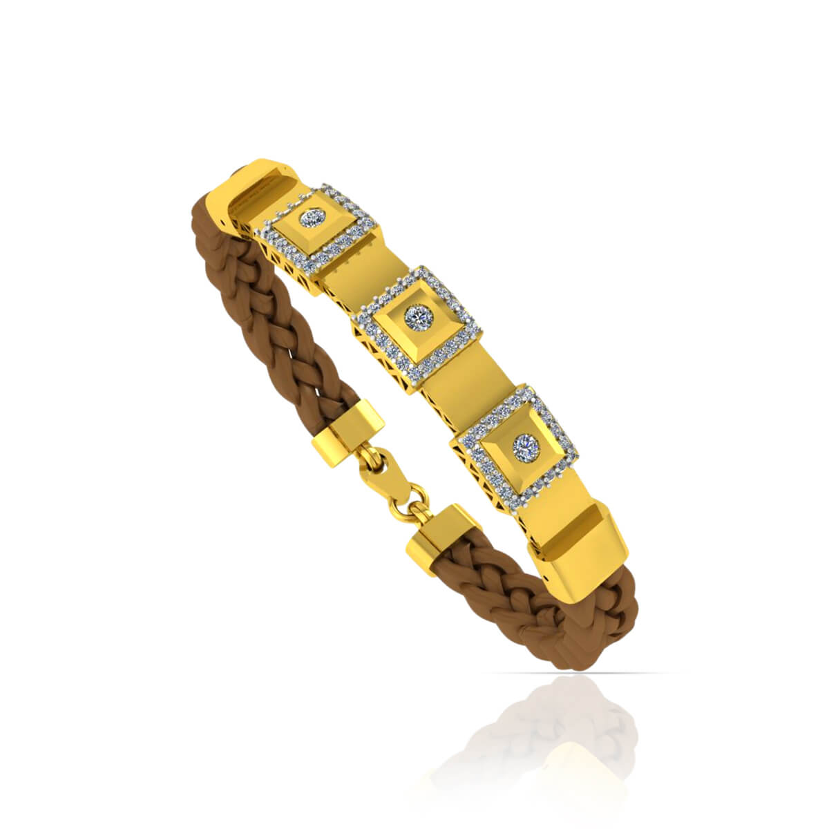 Gold Bracelet with Free Gold Coin