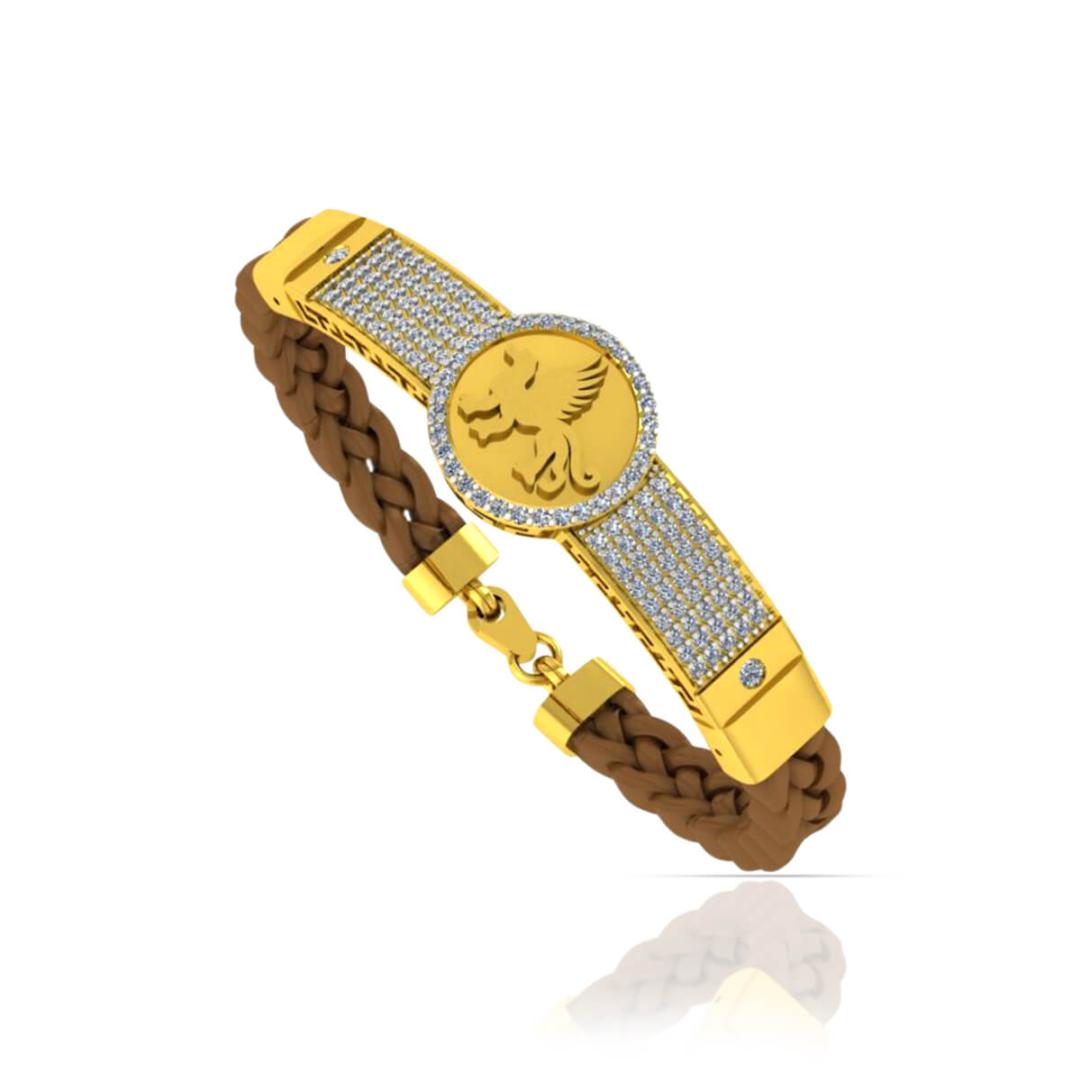 Gold Bracelet with Free Gold Coin