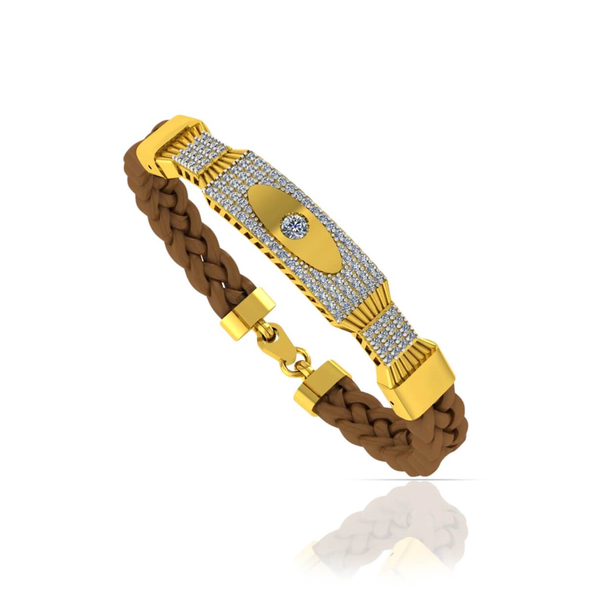 Gold Bracelet with Free Gold Coin