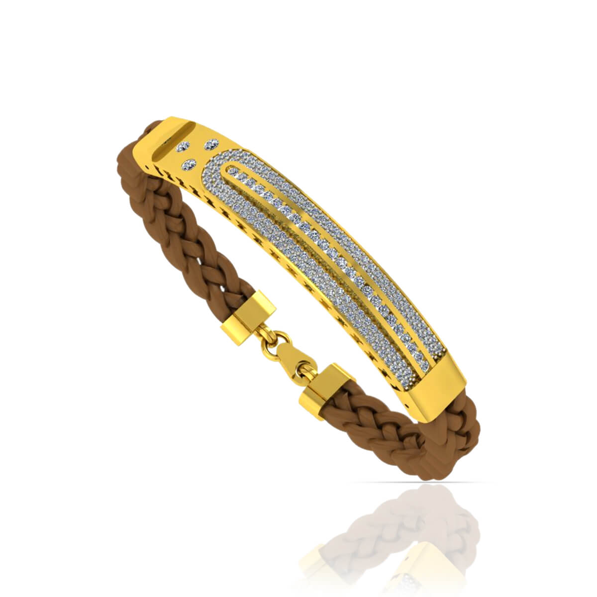 Gold Bracelet with Free Gold Coin