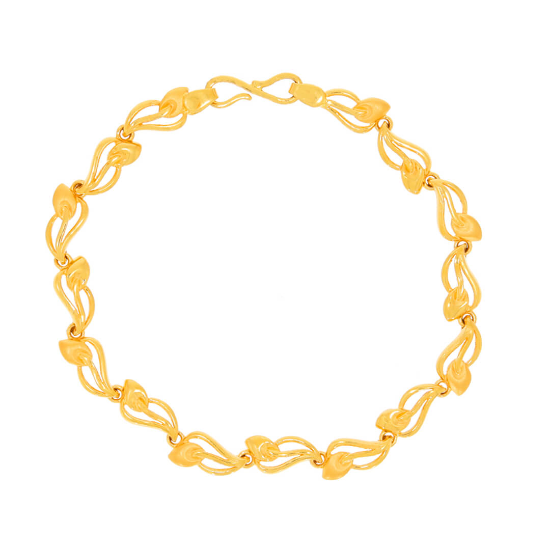 Ezraya Gold Bracelet with Free Gold Coin