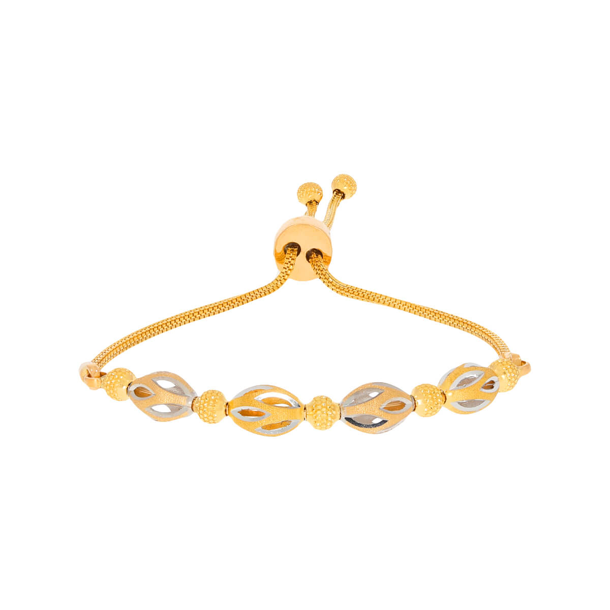 damru Gold Bracelet