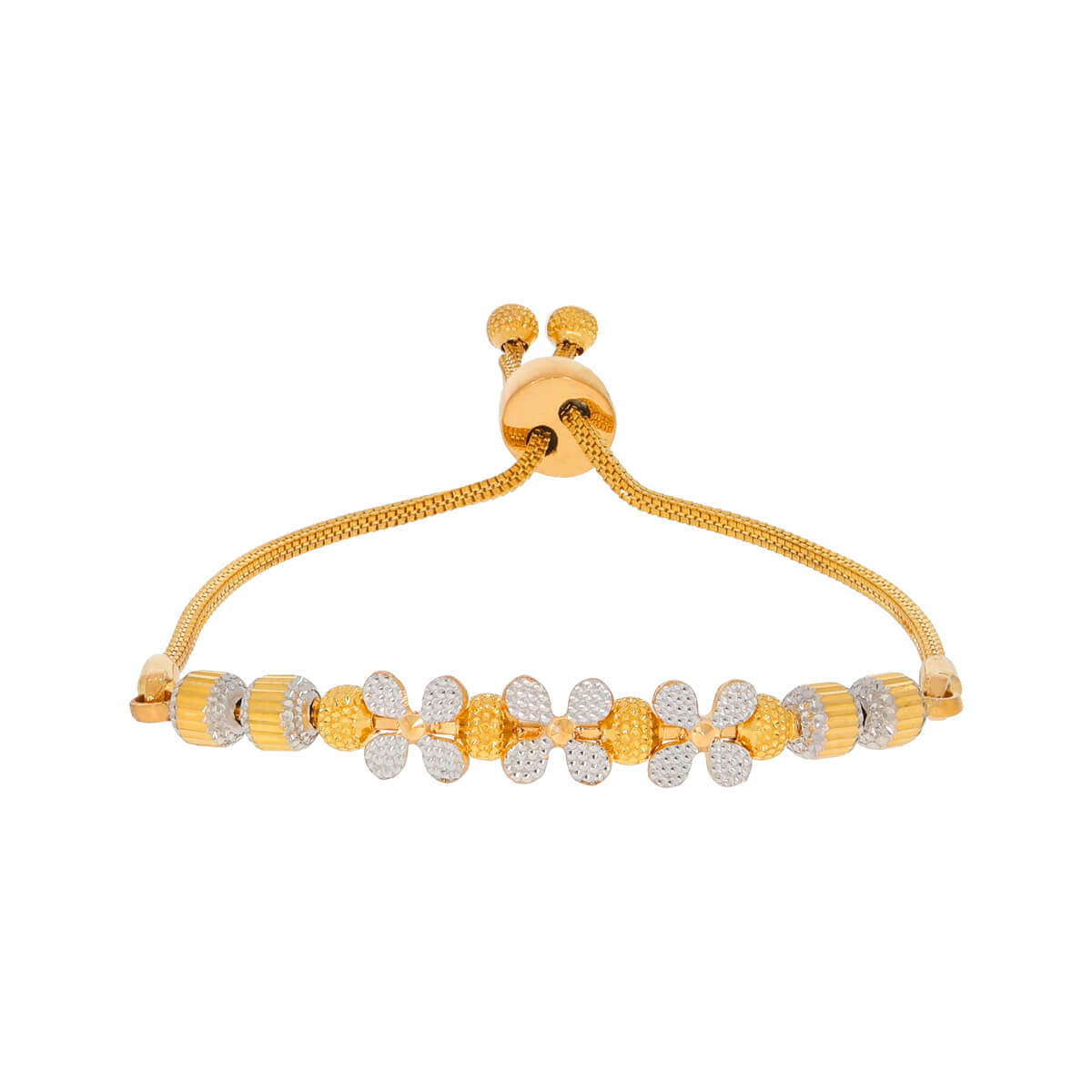 Slender Gold Bracelet with Free Gold Coin